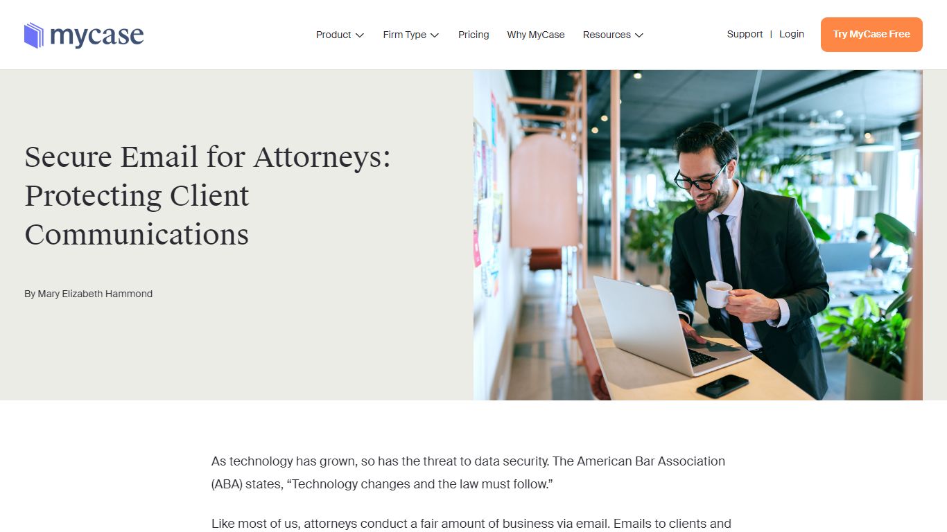 Secure Email for Attorneys: Protecting Client Communications - MyCase